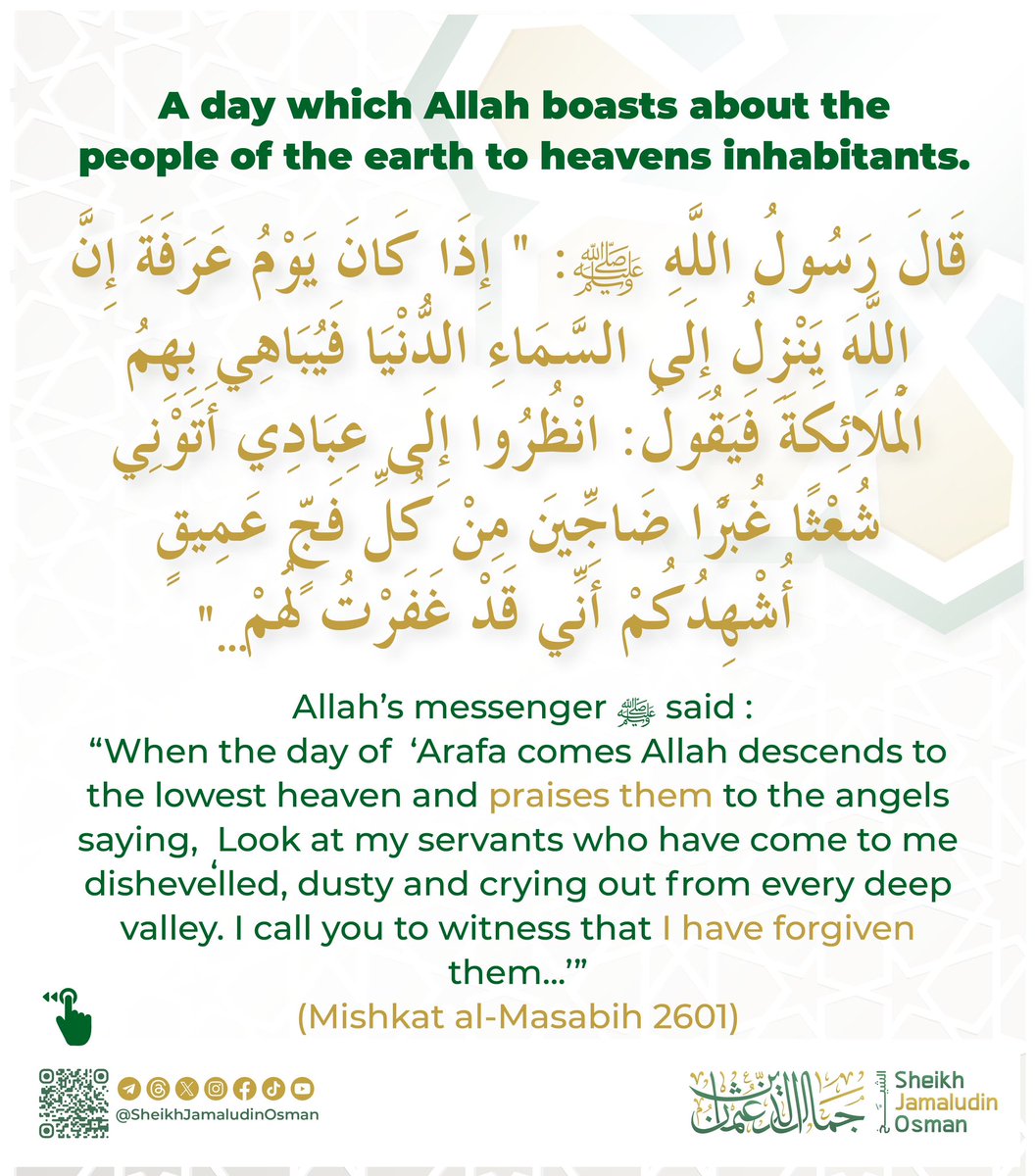 WHY IS ARAFAH THE BEST DAY OF THE ISLAMIC YEAR?