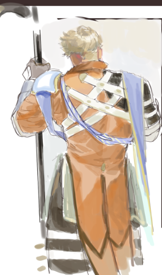 おちり。プリチ~、背後に変質者を確認