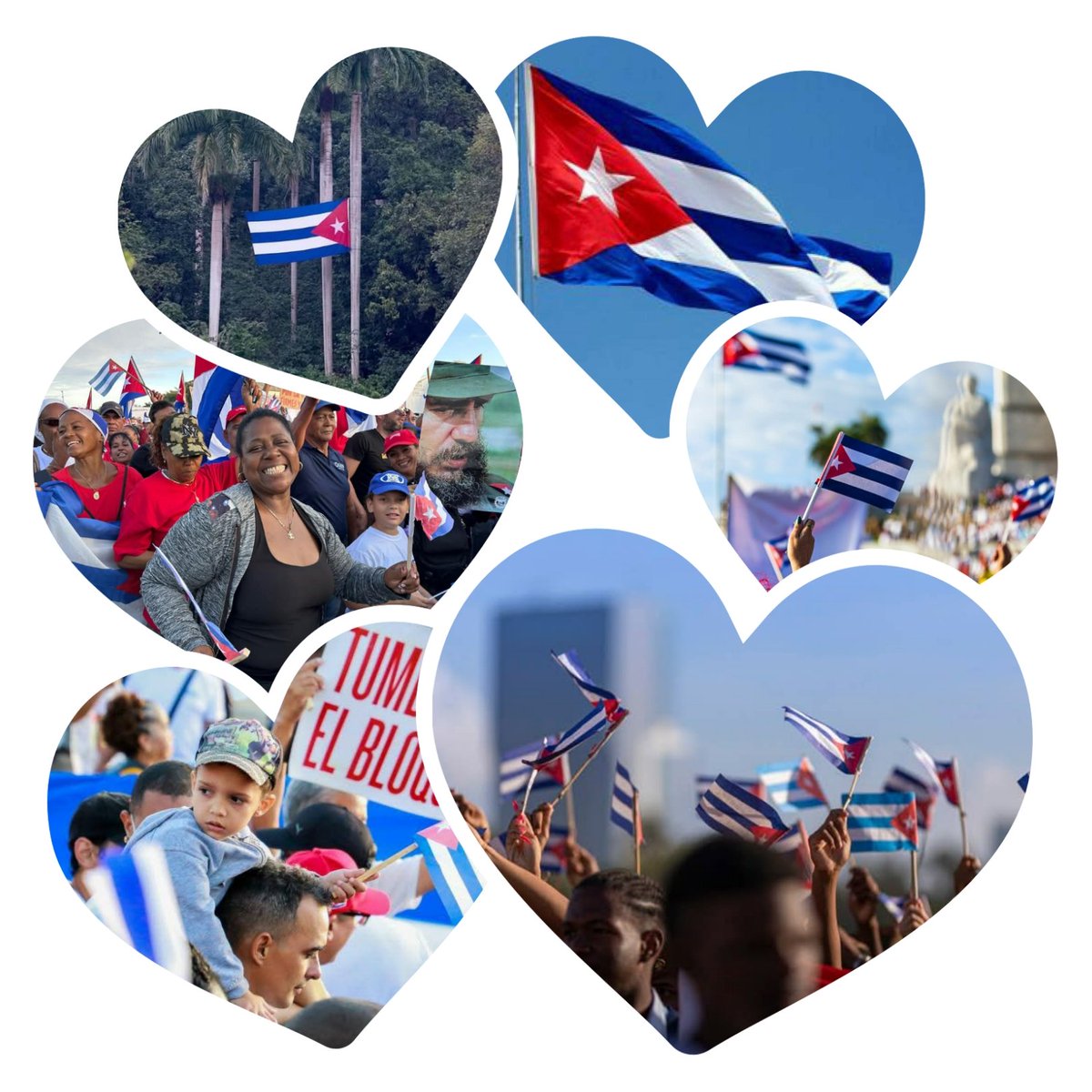 Los cubanos somos cálidos,alegres, resilientes,con una cultura vibrante llena de música,baile y humor, incluso ante las adversidades; hospitalarios, sociables y orgullosos de nuestra identidad.Siempre encontrando soluciones creativas, con firmeza y amor. 
#UnidosXCuba