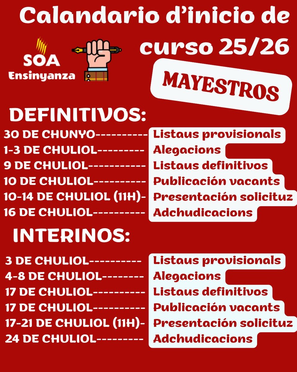¡Calandarios 25/26! ((📢