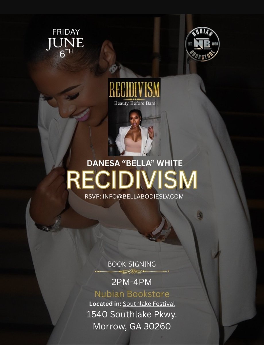 Danesa White will be signing copies of her book on Friday, June 6, at Nubian Bookstore in Morrow, Georgia.
