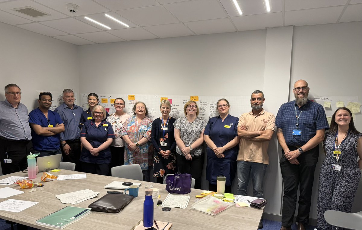 A great process mapping session with our trauma and orthopaedic teams today to help deliver improvements for our patients that are waiting for trauma and orthopaedic surgery. Thank you all for the amazing engagement!