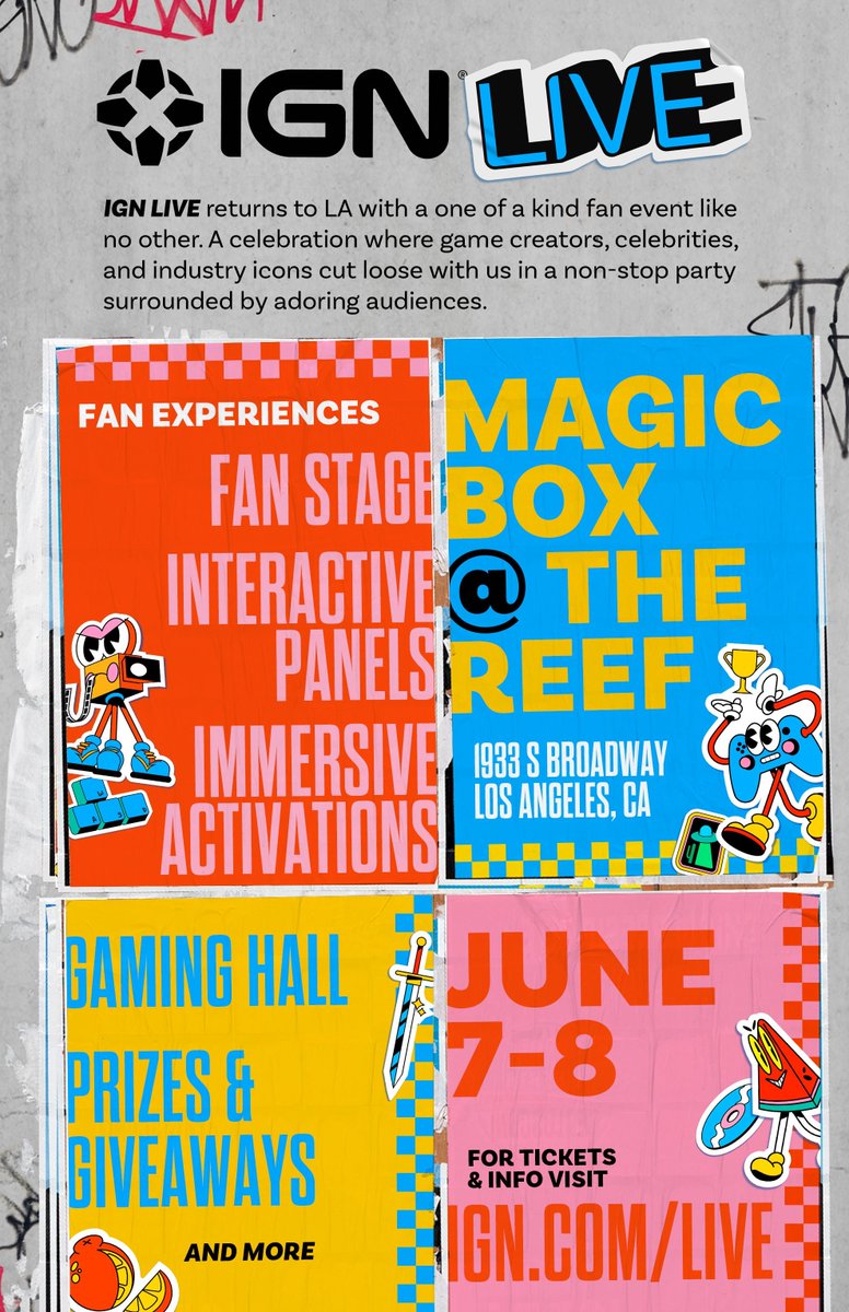 📣 We are so excited to partner with <a href="/humble/">Humble Bundle</a>  to offer FREE one-day passes to IGN Live, happening in Los Angeles this weekend June 7-8!! Interested in attending? 

👉 sign up here (limited spots!!): lnkd.in/dcFcmkFk 

See you there!