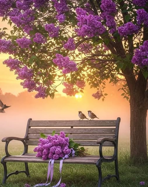 Geliebte Menschen kehren zurück, wenn die Morgendämmerung mit leisem Flüstern beginnt oder wenn der Sonnenuntergang sang ,Manchmal wandeln sie im Duft des Regens oder des Flieders. Ihre Nähe tröstet meine Seele, ein Hauch von Liebe, der durch Träume weht.
by Kimona Seelenfeuer