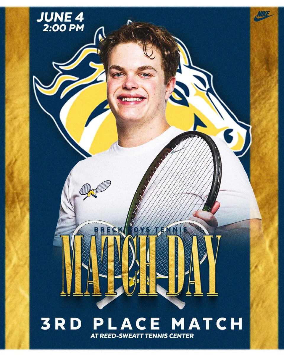 Good luck to #BreckBTEN today in the third place match!
