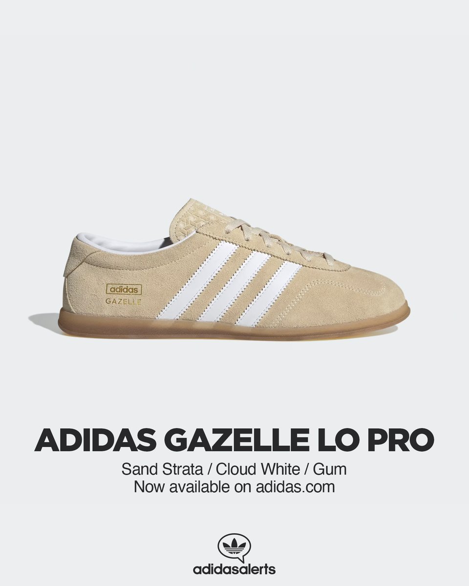 Now available on adidas US.
adidas Gazelle Lo Pro.
📏 Women's 10 = Men's 9

⚫️ adialerts.com/yc4ucbfe
🟤 adialerts.com/yc7a3c7m  ad
