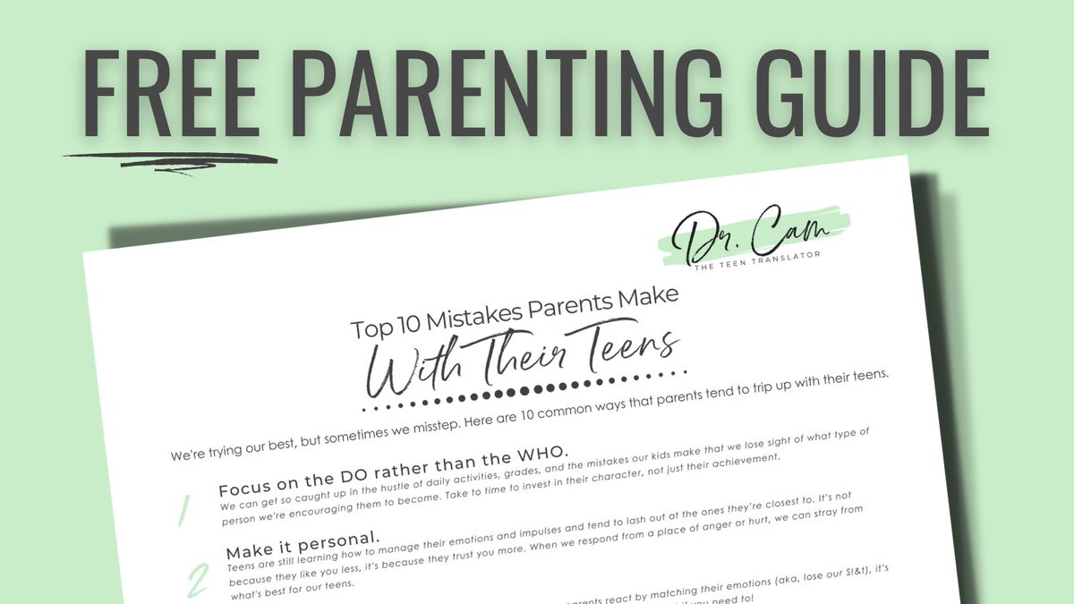 teen_translator's tweet image. 🚨 Avoid These Common Parenting Mistakes! 🚨Download your FREE guide: askdrcam.com/mistakes 
#EffectiveParenting #PositiveParenting #ParentingGuide #ParentingTips #ParentingMistakes #MindfulParenting #ParentingInsights #ParentingStrategies #ParentingSupport #EmpoweredParents