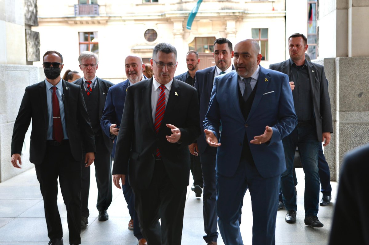 Gideon Sa'ar | ืืืขืื ืกืขืจ (@gidonsaar) on Twitter photo Honored to visit the German Bundestag and meet Vice-President <a href="/nouripour/">Omid Nouripour</a>.
I thanked him for his clear moral call against an arms embargo of Israel.
๐ฎ๐ฑ๐ฉ๐ช Honored to visit the German Bundestag and meet Vice-President <a href="/nouripour/">Omid Nouripour</a>.
I thanked him for his clear moral call against an arms embargo of Israel.
๐ฎ๐ฑ๐ฉ๐ช