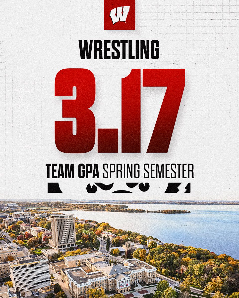 Hard work doesn’t stop at practice. Proud of our student-athletes for getting it done in the classroom.

#OnWisconsin