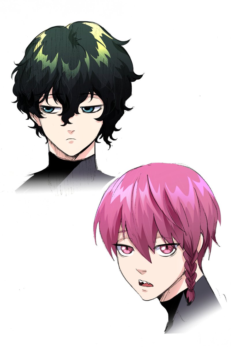 decided to draw someone else, so here are karasu, otoya, yukki, kiyora and kurona