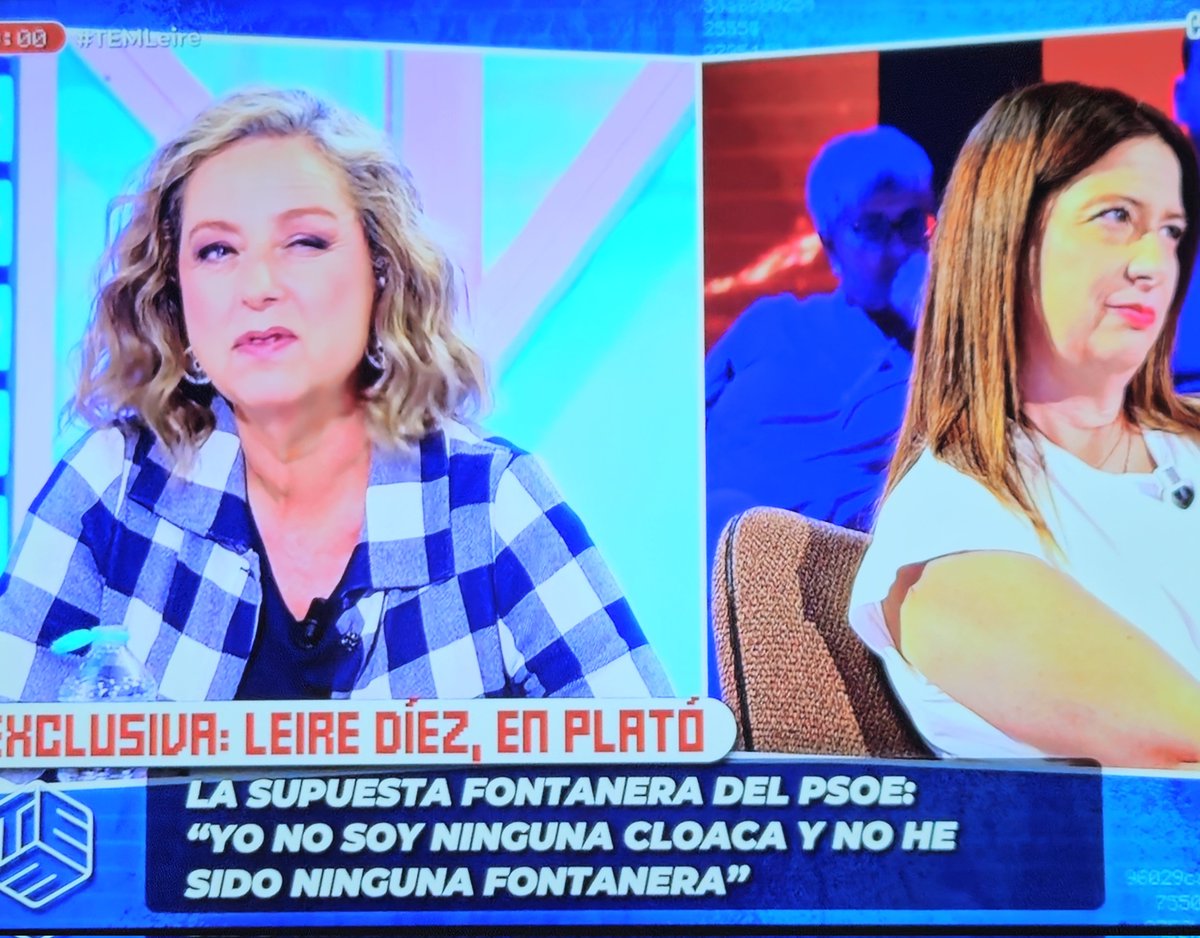 usuari0dx's tweet photo. Ana ha sido la única que le ha dicho sus verdades a esta fontanera del PSOE y se lo ha dicho en toda su cara.
#TEMLEIRE https://t.co/WkuVxXS1Kt
