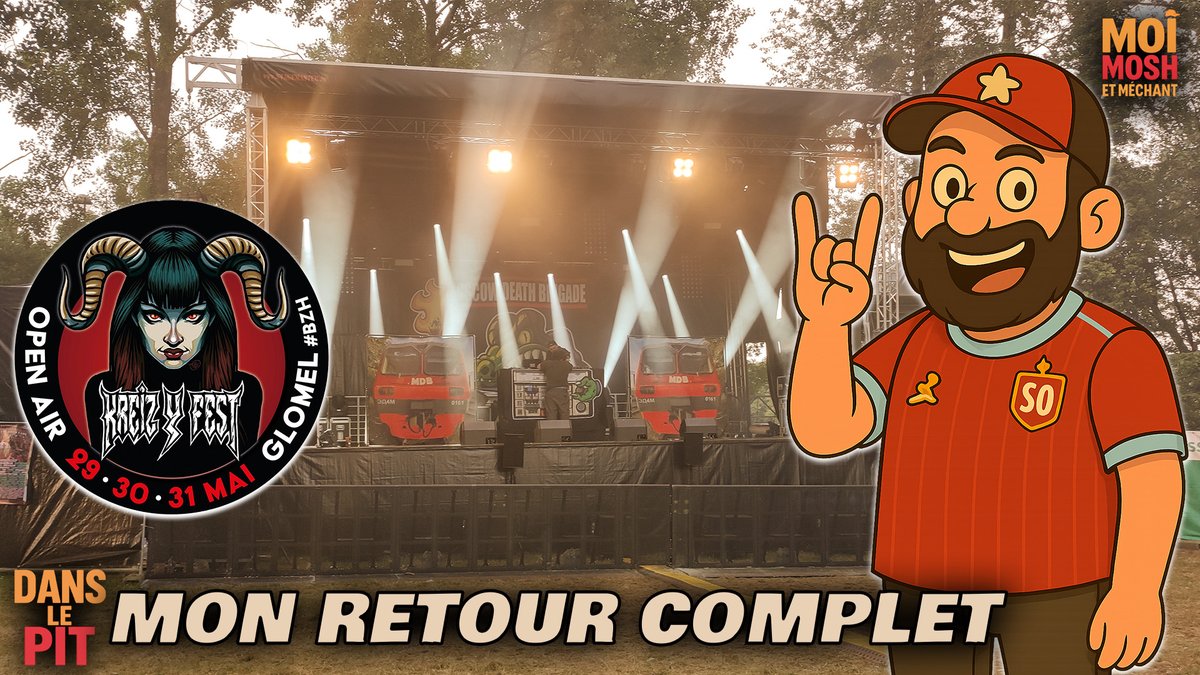 Nouvelle vidéo sur la chaine avec mon retour complet sur mon premier festival de cet été, le #KreizhYfest 
Je vous parle de ce que j'ai vu, manger et bien plus, n'hésite pas à partager, je compte sur toi ! 

youtu.be/S7aHeCT32zU?si…