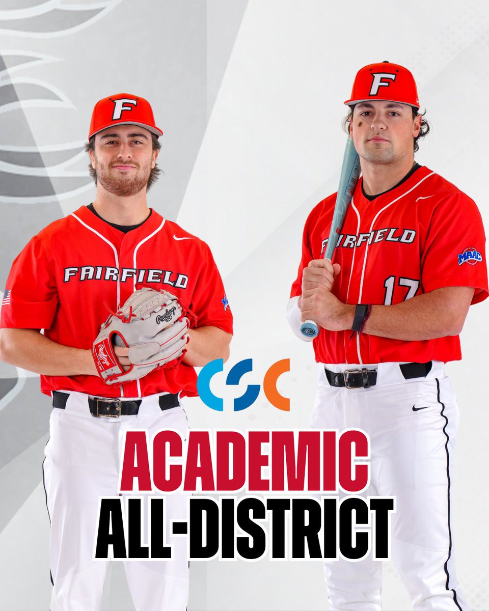 𝐀𝐂𝐀𝐃𝐄𝐌𝐈𝐂 𝐀𝐋𝐋-𝐃𝐈𝐒𝐓𝐑𝐈𝐂𝐓 📚

Congrats to Matt and Blake who were both named to the CSC Academic All-District squad!

⚾️🤘