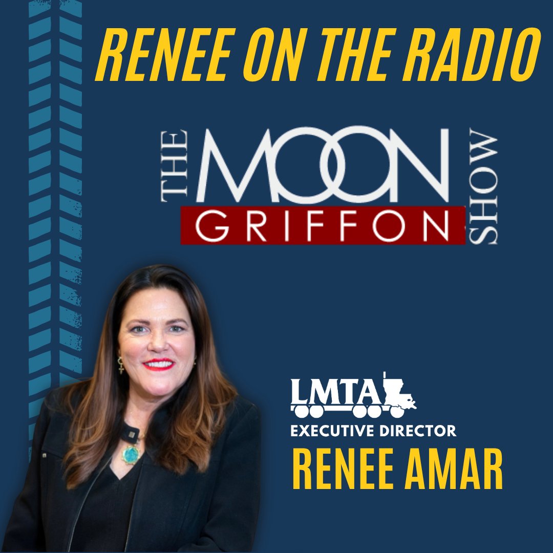 LA Motor Transport Assn., Inc. (@truckinginla) on Twitter photo 🚨 Tune in TOMORROW morning!
Our Executive Director, <a href="/CReneeAmar/">Renee Amar</a> joins the Moon Griffon Show to break down what’s happened with insurance reform—and what’s still ahead this session.
📻 <a href="/MoonGriffon/">Moon Griffon</a> is live 9:00–11:00 AM
🎧 Listen live: moongriffon.com
#LaLege #Lagov 🚨 Tune in TOMORROW morning!
Our Executive Director, <a href="/CReneeAmar/">Renee Amar</a> joins the Moon Griffon Show to break down what’s happened with insurance reform—and what’s still ahead this session.
📻 <a href="/MoonGriffon/">Moon Griffon</a> is live 9:00–11:00 AM
🎧 Listen live: moongriffon.com
#LaLege #Lagov