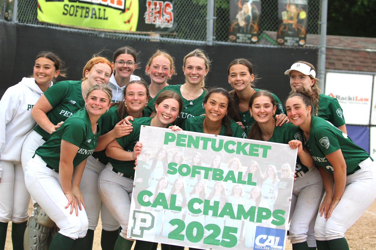 Congrats Pentucket Softball:
CAL CHAMPS
Senior Molly LeBel - CAL Player of the Year
Senior Kayla Murphy - 1st Team All Star
Junior Sarah Freitas - 1st Team All Star
Freshman Kam Bonneau - 1st Team All Star
Sophomore Kallie White - 2nd Team All Star 
Coach of the Year - Deb Smith