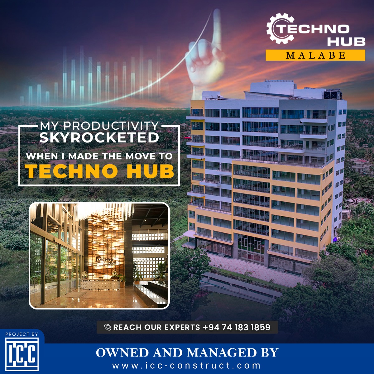 iccsrilankaLK's tweet image. Collaboration. Innovation. Growth.

That’s what professionals are finding at Techno Hub by ICC in Malabe.

Perfect for startups ready to scale.

📞 Call now: 0741831859.
.
.
.
#TechnoHub #Malabe #CoworkingSpace #StartupSuccess #InnovationHub