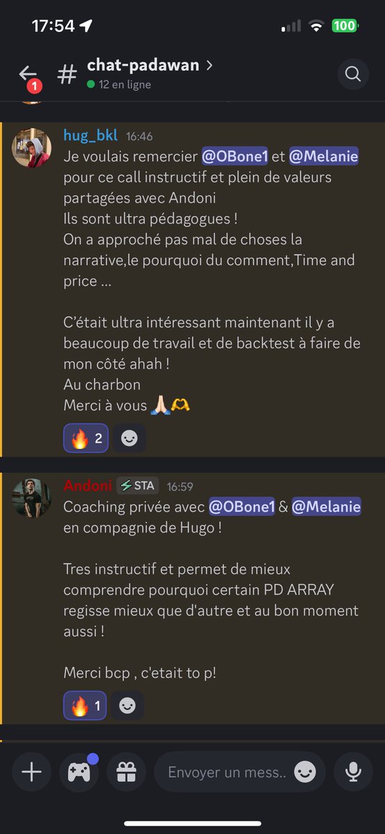 Blanc olivier (@blancolivier2) on Twitter photo Coaching avec <a href="/melmomtrader/">Melanie Sommer</a> pour 2 membres de la commu privée de ma petite sœur de cœur <a href="/astramindset/">Astra Mindset</a>. Leur niveau étant bien avancé, ils avaient besoin de clarifications pour faire les liens entre les concepts & affiner leur compréhension du Price Action. Super session full gems Coaching avec <a href="/melmomtrader/">Melanie Sommer</a> pour 2 membres de la commu privée de ma petite sœur de cœur <a href="/astramindset/">Astra Mindset</a>. Leur niveau étant bien avancé, ils avaient besoin de clarifications pour faire les liens entre les concepts & affiner leur compréhension du Price Action. Super session full gems
