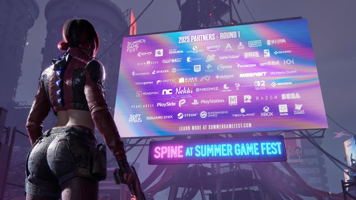 SPINE at Summer Game Fest

RN our team is flying to LA — so no point keeping it quiet anymore.
Once again, ready for a tight schedule of face-to-face with the press and creators. Showing them what we’ve been cooking!

More from the #SummerGameFest — soon.

#PlaySPINE