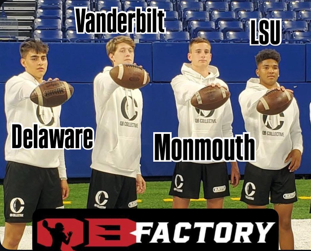 Quarterback Factory (@qb_factory) on Twitter photo @qb_collective few years ago!
Our Qbfactory.com clients crushed it!
No surprise to us!
@austin_troyer10 <a href="/brycen_coleman/">Brycen Coleman</a> <a href="/frankieweaverr/">Frankie Weaver</a> <a href="/3kmike/">Michael Hardy</a> <a href="/QBCoachBaucia/">Chris Baucia</a> ๐ค๐ค @qb_collective few years ago!
Our Qbfactory.com clients crushed it!
No surprise to us!
@austin_troyer10 <a href="/brycen_coleman/">Brycen Coleman</a> <a href="/frankieweaverr/">Frankie Weaver</a> <a href="/3kmike/">Michael Hardy</a> <a href="/QBCoachBaucia/">Chris Baucia</a> ๐ค๐ค