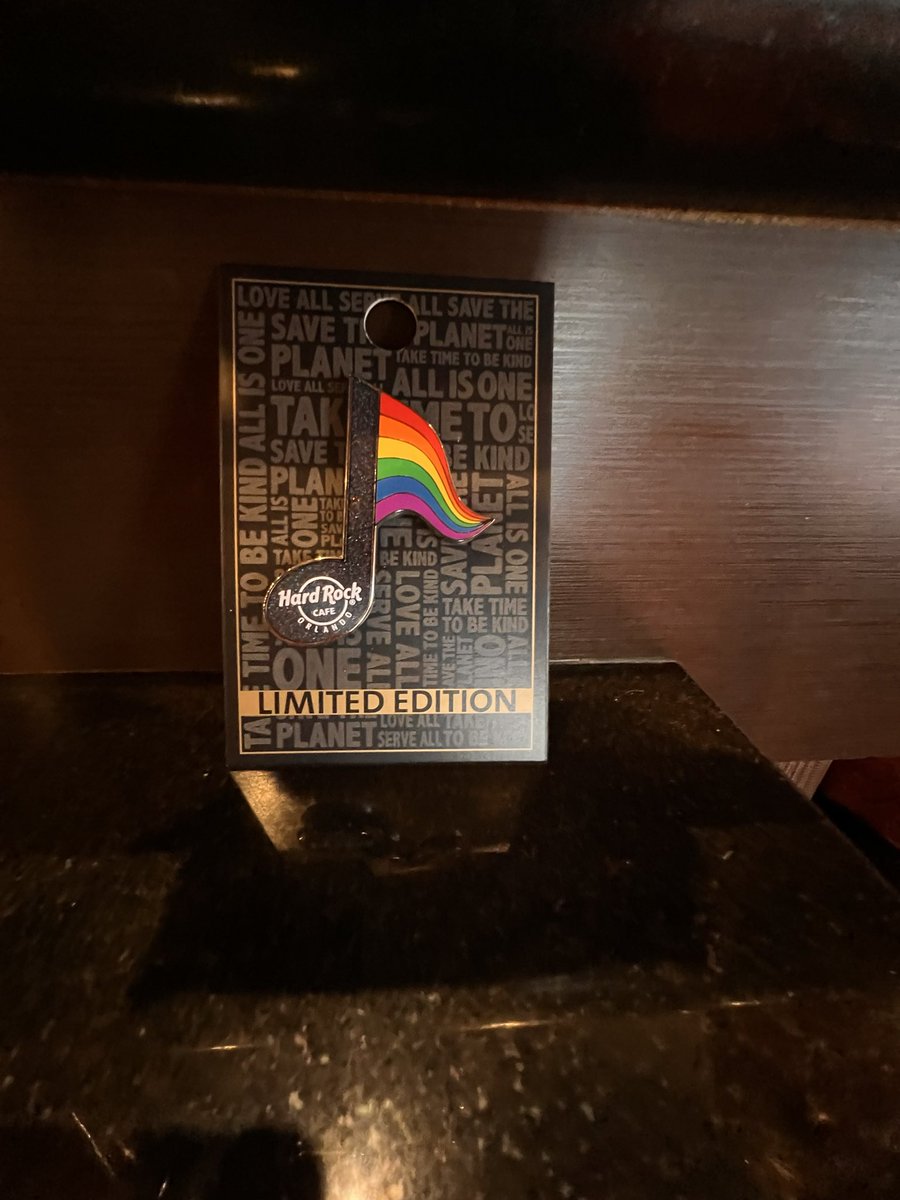 Popped in at the ol’ <a href="/HardRockOrlando/">Hard Rock Orlando</a> to see what they have for Pride. 🏳️‍🌈