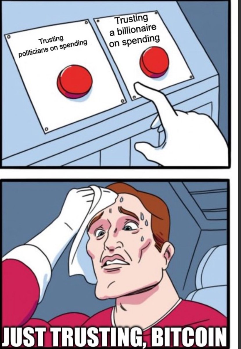 What I’m seeing on my feed. 

1.4 trillion saving… to spend 5 trillion… increases our debt.

Burn it all down. I’ll keep trading my dollars for the real solution.