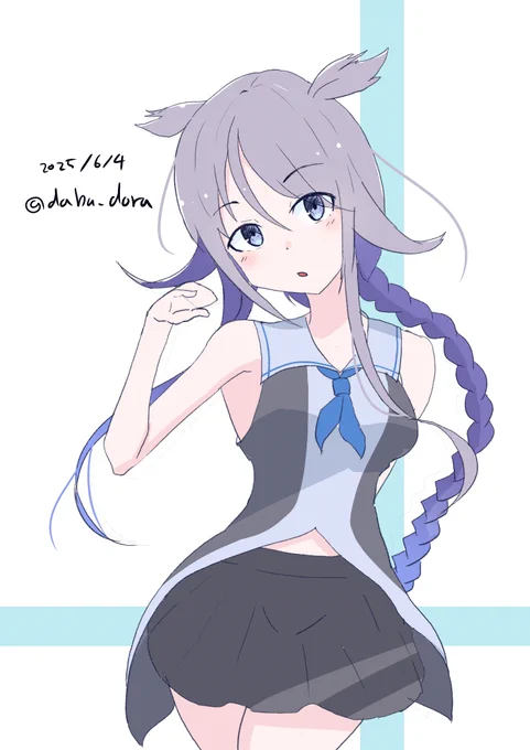 海風 #艦これ版深夜の真剣お絵描き60分一本勝負 #艦これ版真剣お絵描き60分一本勝負_20250604