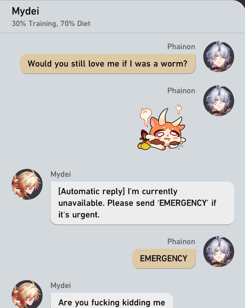 He’s so annoying #phaidei