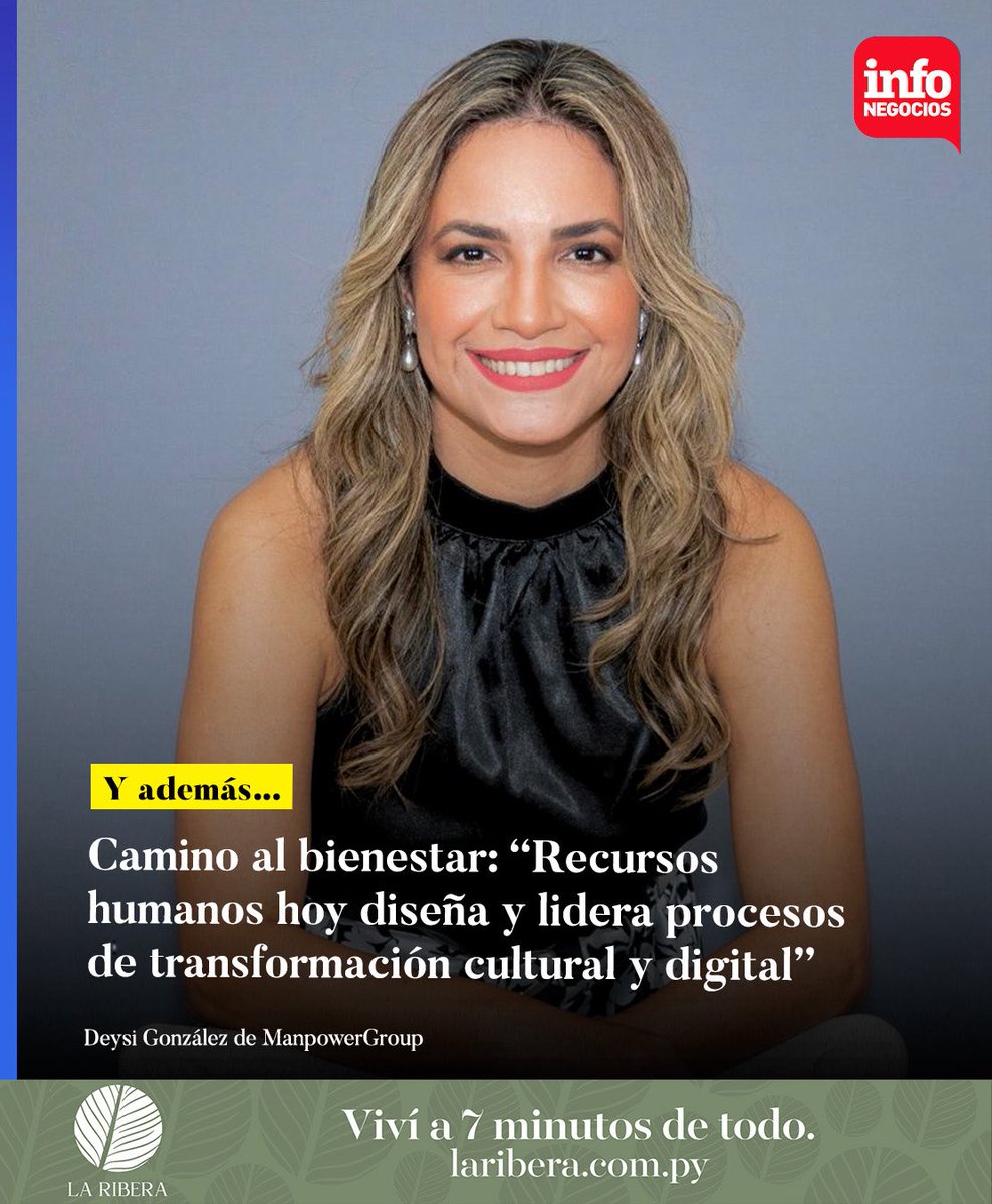 📲 #Y_Ademas |

💼🚀 RR.HH. lidera la transformación cultural y digital en empresas que apuestan al bienestar y la innovación.

infonegocios.com.py/y-ademas/camin…