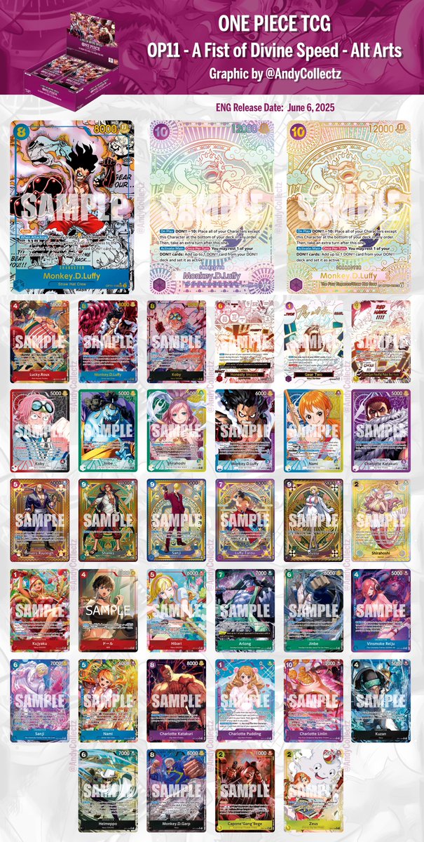 Happy Official English OP11 Release Day! 🥳 Checklist below for