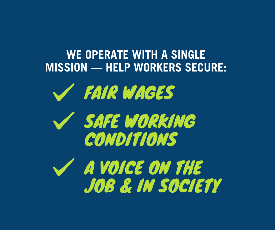 SolidarityCntr's tweet photo. We don’t just support worker rights — we help workers turn those rights into reality because when workers have the power to improve their own lives, democracy is stronger, economies grow &amp; society becomes more just for everyone.

#Solidarity
#WorkerRights https://t.co/e00QYedyWL