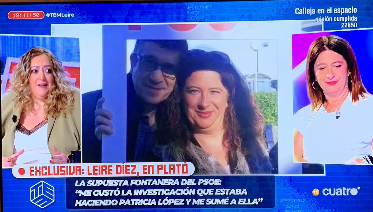cencibelio's tweet photo. La periodista de investigación colaboradora lo está arreglando:
“Si realmente Leire tuviera tanta mano en el gobierno y el PSOE, nos hubieran llegado subvenciones y publicidad institucional….”
La cara de Leire…😂
Ya sabéis chicos de los pseudomedios.
#TEMLeire #TEM4J https://t.co/JsxtyDFAsI