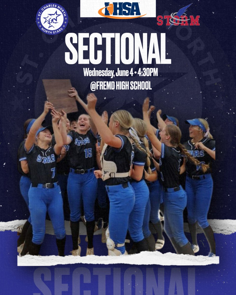 🥎Sectional Game Day!🥎

Head out to Fremd to support the North Stars today!

#RollStars⭐