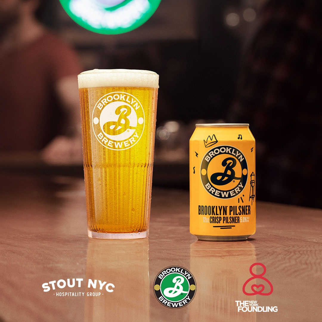 Our campaign with Stout NYC Hospitality Group is back! Get a Foundling Pilsner by Brooklyn Brewery – available all summer at participating locations – and help support our programs! Learn more here: nyfoundling.org/beer-partnersh…