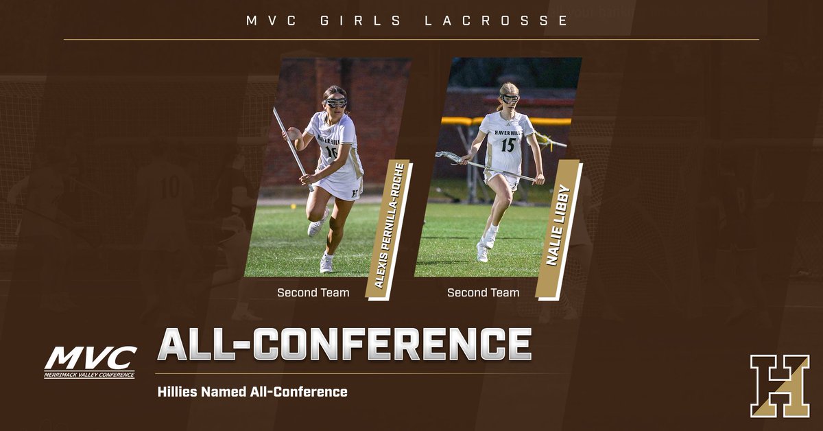 Alexis Pernilla-Roche and Natalie Libby were named to the MVC Girls Lacrosse All-Conference Second Team. Congratulations!!!