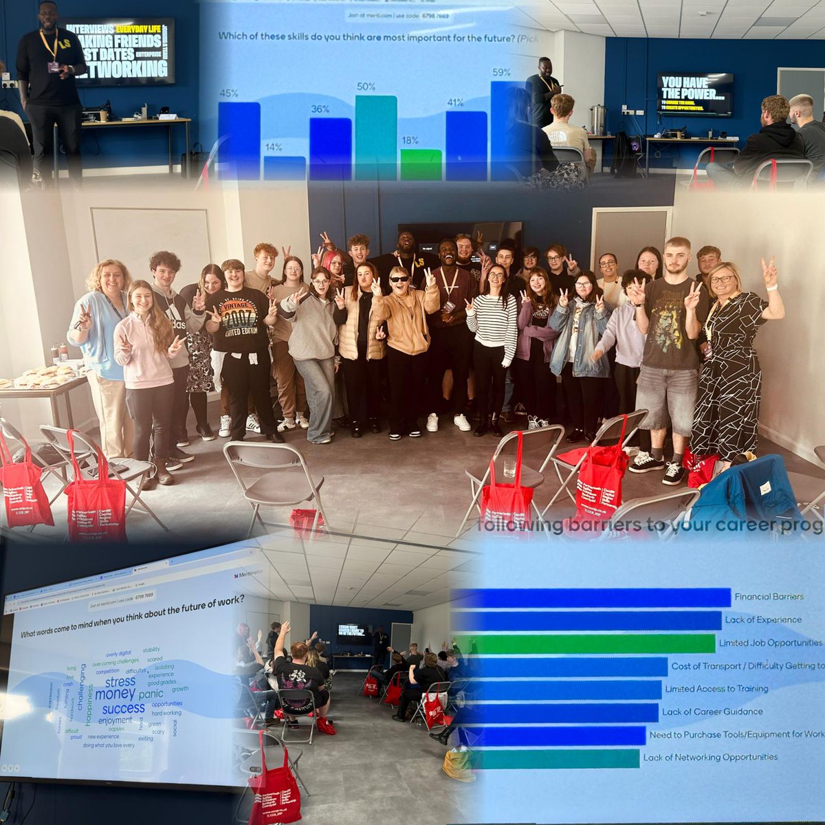 CCR Skills Partnership | Partneriaeth Sgiliau PRC (@ccr_rsp) on Twitter photo 🎤FE Roadshow #3 <a href="/BridgendCollege/">Coleg Penybont | Bridgend College</a>
Another inspiring session! Amazing to see quieter voices grow in confidence during the <a href="/loudspeakerlive/">Loud Speaker</a> workshop
🎨 Future creatives to animal lovers, the room was full of passion & hands-on learners.
💬Top feedback: workshops & work experience 🎤FE Roadshow #3 <a href="/BridgendCollege/">Coleg Penybont | Bridgend College</a>
Another inspiring session! Amazing to see quieter voices grow in confidence during the <a href="/loudspeakerlive/">Loud Speaker</a> workshop
🎨 Future creatives to animal lovers, the room was full of passion & hands-on learners.
💬Top feedback: workshops & work experience