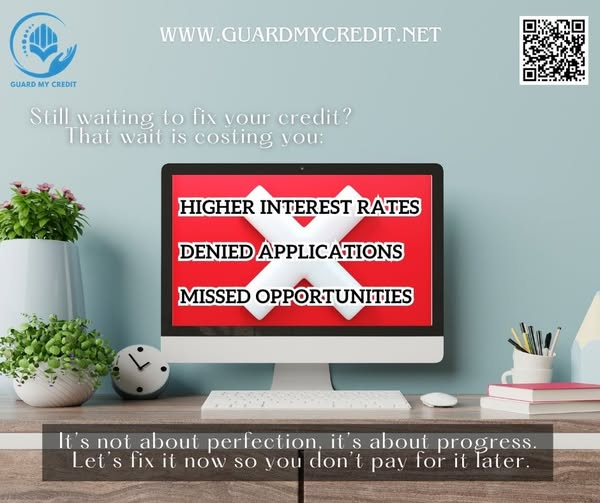 GuardMyCredit_'s tweet photo. 🥳Don’t miss out! Get 10% OFF activation! 🥳

📈Start fixing your credit for ONLY $39 with a personal credit specialist. 📈

💬DM us NOW to book your FREE consultation! 💬
https://t.co/G4WeC3Y40f

#creditfix #specialoffer #FinancialFreedom #creditrepair #guard #Military https://t.co/k46YIWdJDB
