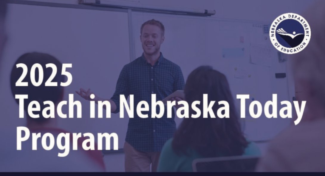 Are you a Teacher in NE earning &lt;55k in your 1st 5 years? $5k could be yours, see if you qualify!  Teach in Nebraska Today Program - education.ne.gov/csds/teach-in-…… #TeachInNebraska