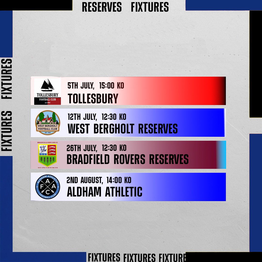 Elmstead_Market's tweet image. Official!
Our teams pre season fixtures are out!
Good luck lads 馃挋馃枻
#emfc #coye #football #nonleague #oneclub