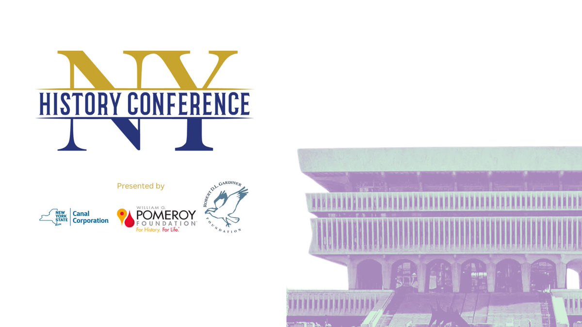 We’re just one day away from the New York History Conference in #Albany! Attending? Be sure to follow #NYHC25 &amp; share your experience! Many thanks to partners <a href="/wgpfoundation/">William G. Pomeroy Foundation</a>, Robert David Lion Gardiner Fndtn, and @nyscanalcorp nysm.nysed.gov/research-colle… @NYSEDnews <a href="/GroverTeacher/">Rich Pyszczek ⚓️</a>