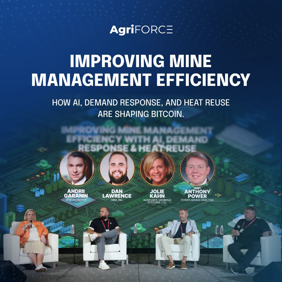 Reflecting on an incredible week at Bitcoin 2025. It was an honor to take part in a powerful panel discussion exploring how AI, energy innovation, and mine management are shaping the future of Bitcoin. Beyond the stage, the conversations throughout the week were just as