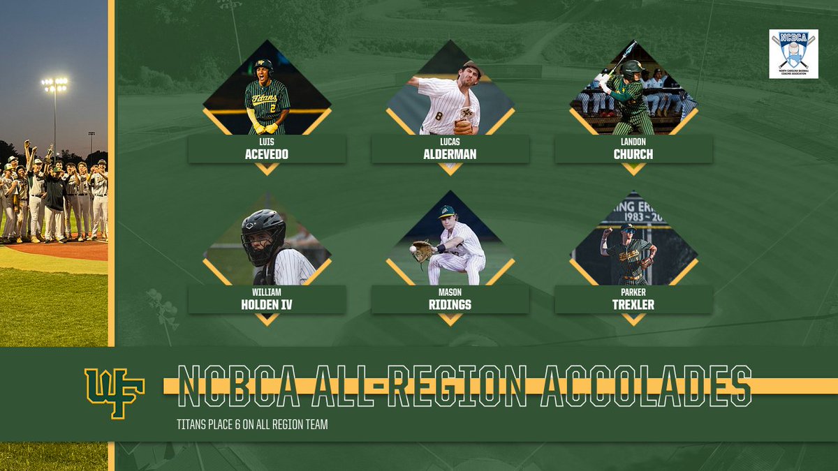 Congratulations to the 6 Titans who earned All Region from the <a href="/_NCBCA/">NCBCA</a>! #VillageBoys #TitanPride