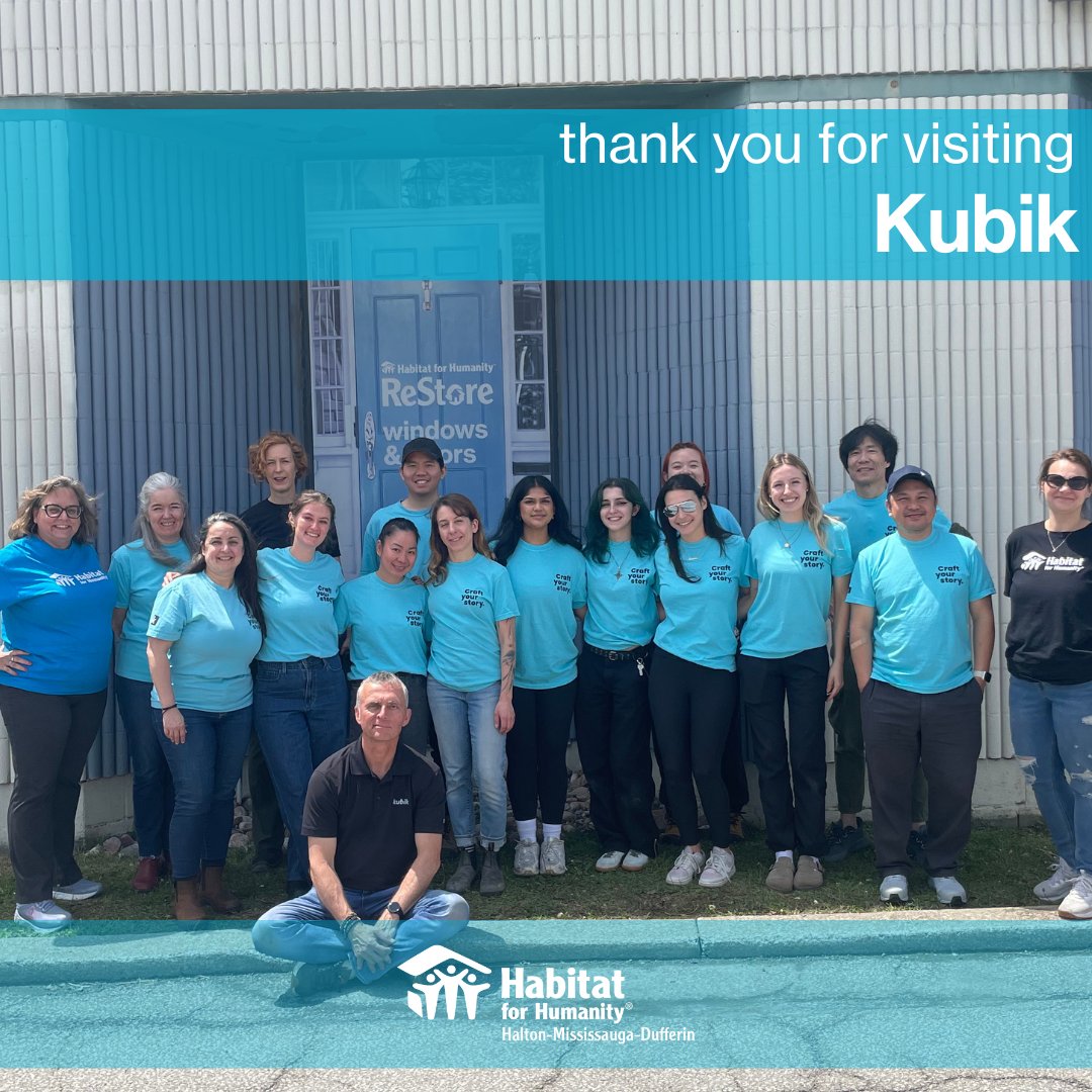 HabitatHMD's tweet image. We were thrilled to welcome not one, but two amazing teams from Kubik for Habitat HMD Team Days!
Kubik volunteers rolled up their sleeves to help beautify our ReStore, organize an overflowing collection of records and books, and get furniture ready for the sales floor.
