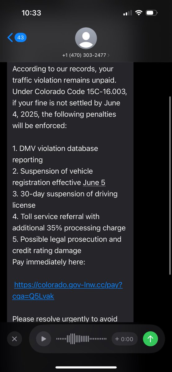 I_m_tribulation's tweet photo. @CO_DMV @FOX21News Glad to see this, we just got one this morning. https://t.co/JkJ7pALo3r