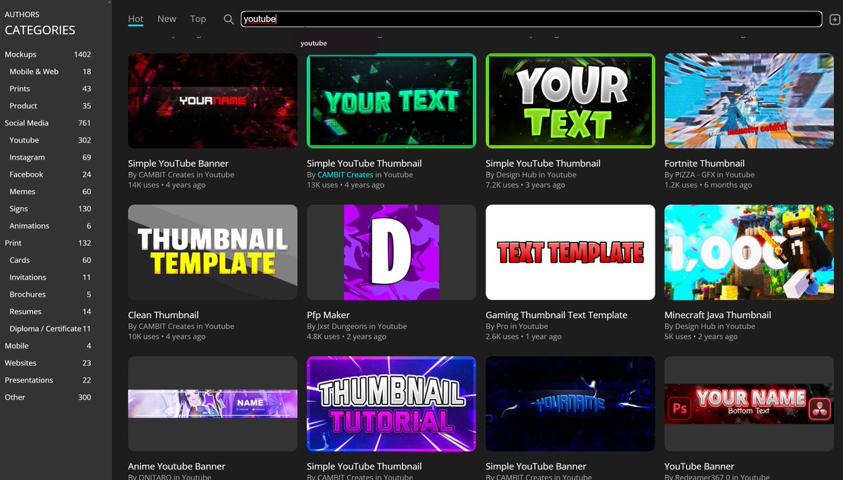 Cada vez me gusta más <a href="/photopeacom/">Photopea</a>.

Me parece una herramienta redonda. 100% gratuita y con toda la funcionalidad que puedes esperar para crear todo tipo de diseños rápido.

Y ahora con plantillas.... ¿Qué más quieres? 💖