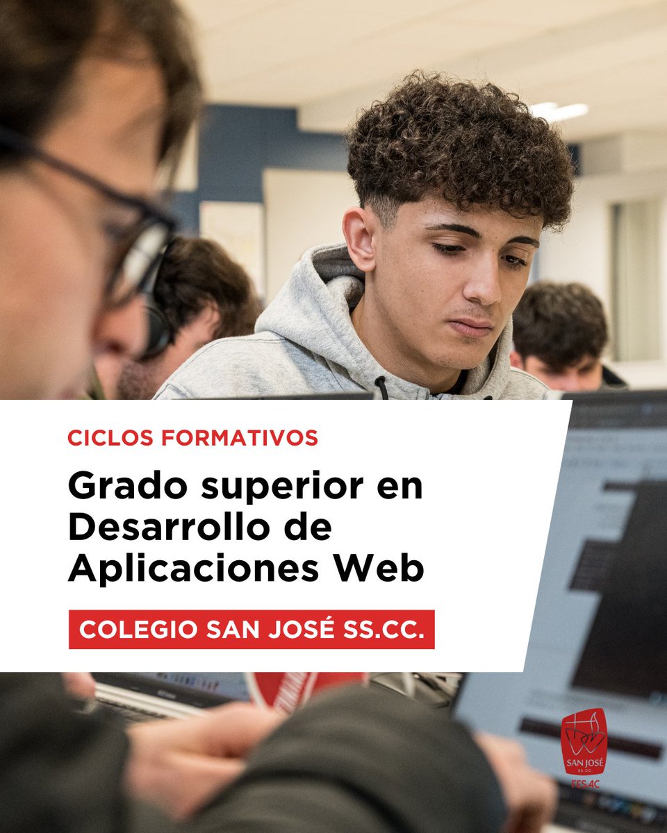 🌐 Si lo tuyo es la web, estudia DAW en #FESAC
✅ Programación web completa
✅ Proyectos reales
✅ Titulación oficial
📞 600 959 198
#DAW #DesarrolloWeb #FormaciónProfesional