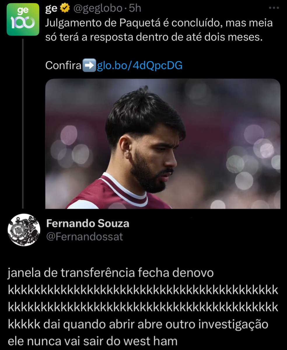 west ham armou para o paquetá nunca sair do clube