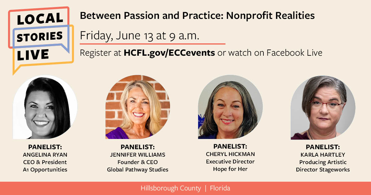 We're live! 🎥🎙️

This month at Local Stories Live, local non-profit leaders will highlight the balance between mission-driven passion and the practical demands of day to day operations. 

Swing by Friday, June 13 at 9 a.m. at the ECC. Register here: bit.ly/447twdt