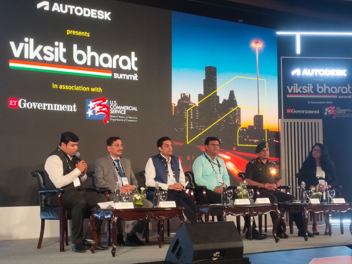 CEO UPSIDA Shri Mayur Maheshwari shared key insights on how #UPSIDA is harnessing design &amp; technology to fast-track infrastructure growth and promote sustainable industrial development for a #ViksitBharat at the ETGovernment–Autodesk Government Summit 2025, New Delhi.