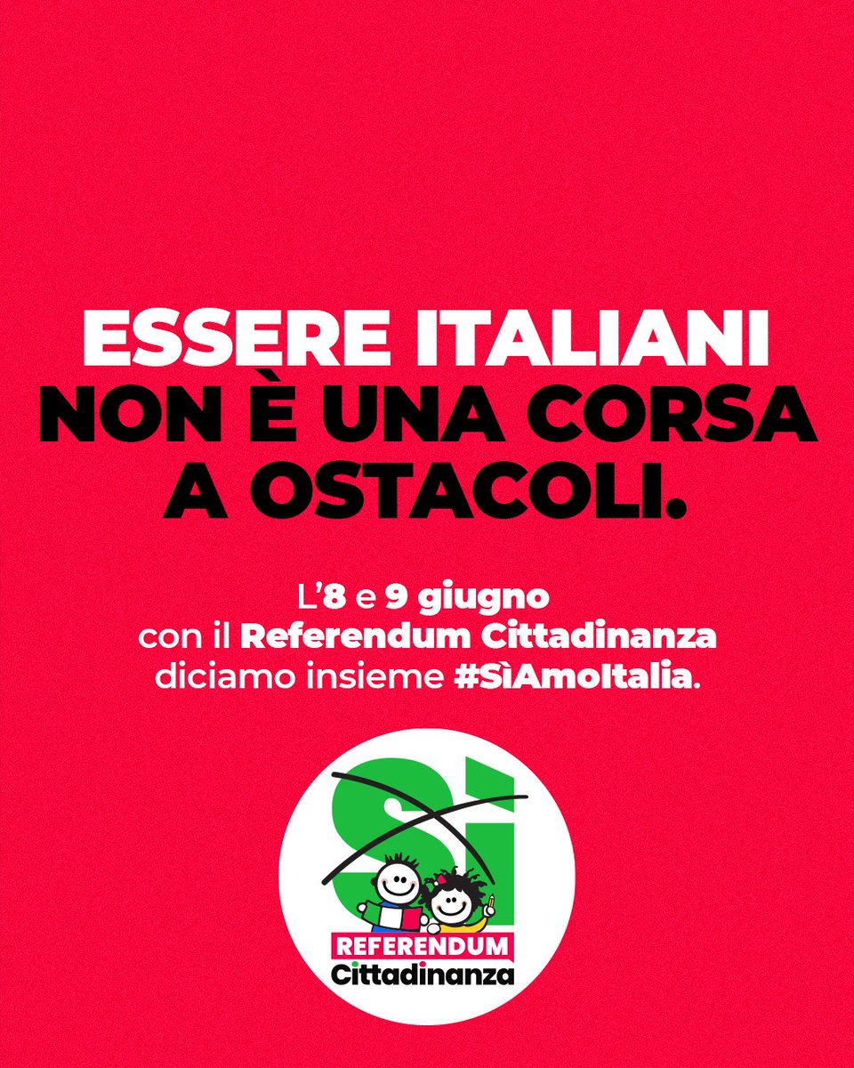 Fasto Desalu, nato in provincia di Cremona, ha vinto gare, battuto record, indossato la maglia azzurra.
Eppure non era italiano. Almeno non per lo Stato.

L’8 e 9 giugno vota Sì al #ReferendumCittadinanza.
Perché essere italiani non deve essere una corsa a ostacoli.