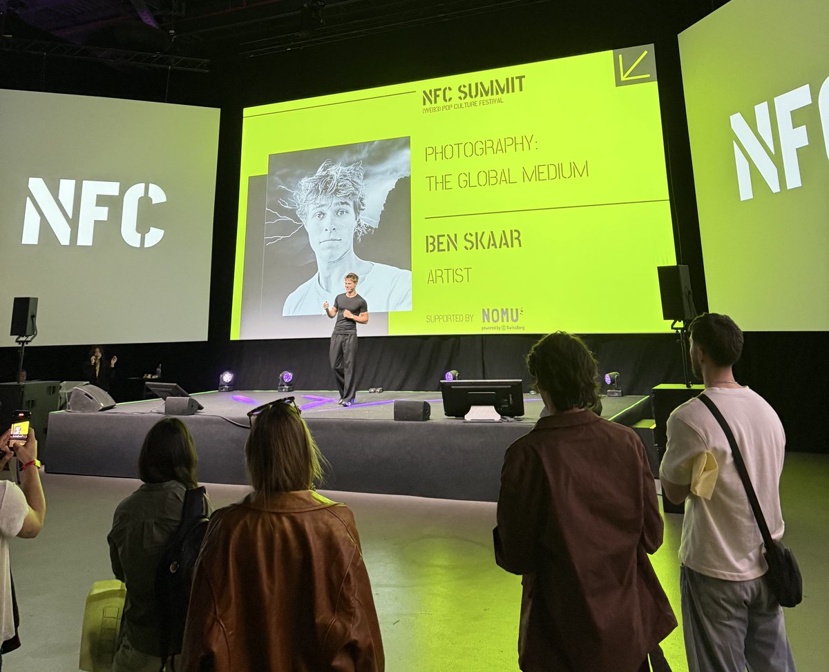 skaar (@benskaarphoto) on Twitter photo Never seen my art on screens this big thank you for giving me the opportunity to speak <a href="/NFCsummit/">NFC SUMMIT - LISBON - JUNE 4-6 2025</a> !! Never seen my art on screens this big thank you for giving me the opportunity to speak <a href="/NFCsummit/">NFC SUMMIT - LISBON - JUNE 4-6 2025</a> !!